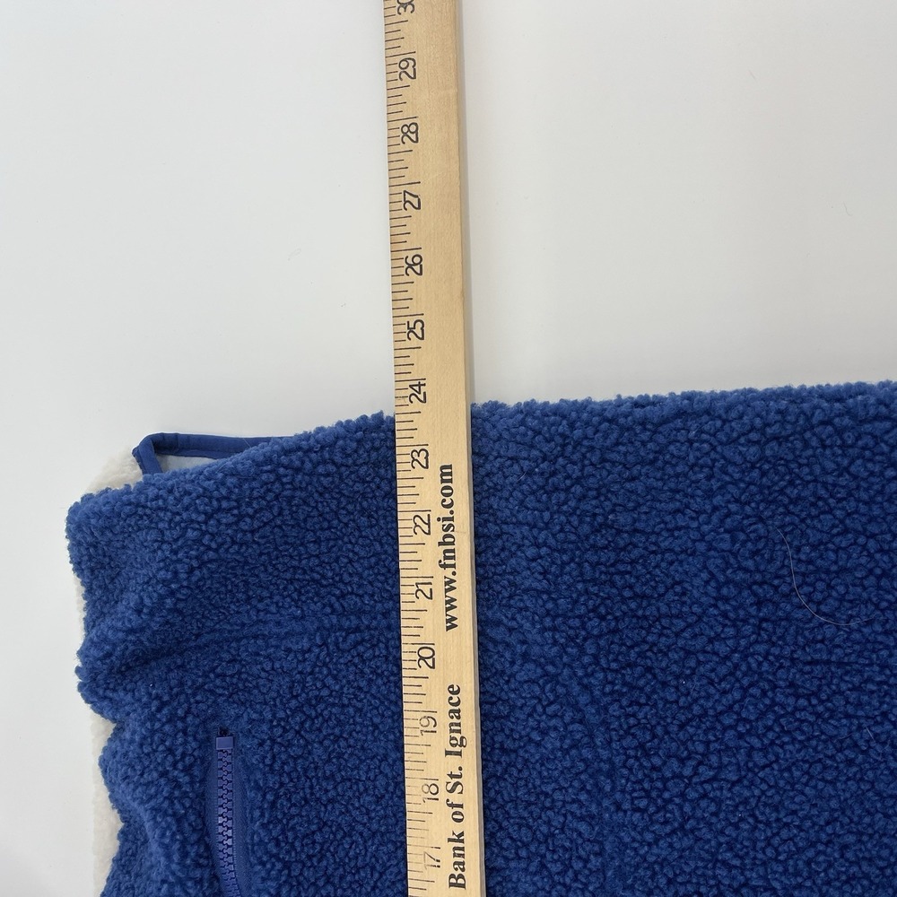 Women's Blue Color‎ Block Fleece 26 International Large - Picture 5 of 6